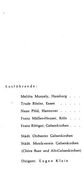 Programmheft zum Konzert des Stdtischen Musikvereins mit Franz Rttger an der Orgel am 17.10.1963.